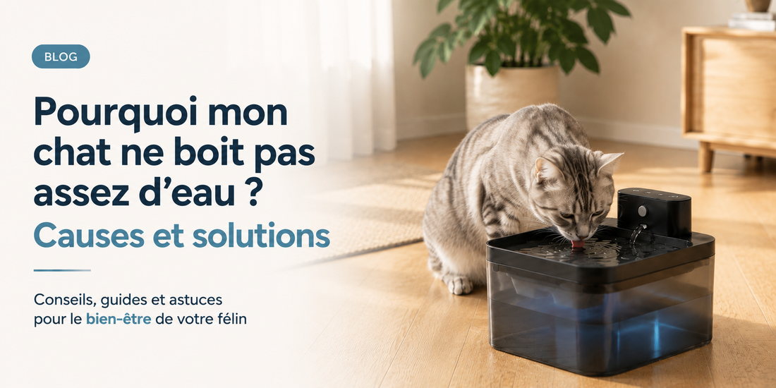 Pourquoi mon chat ne boit pas assez d'eau ? Causes et solutions