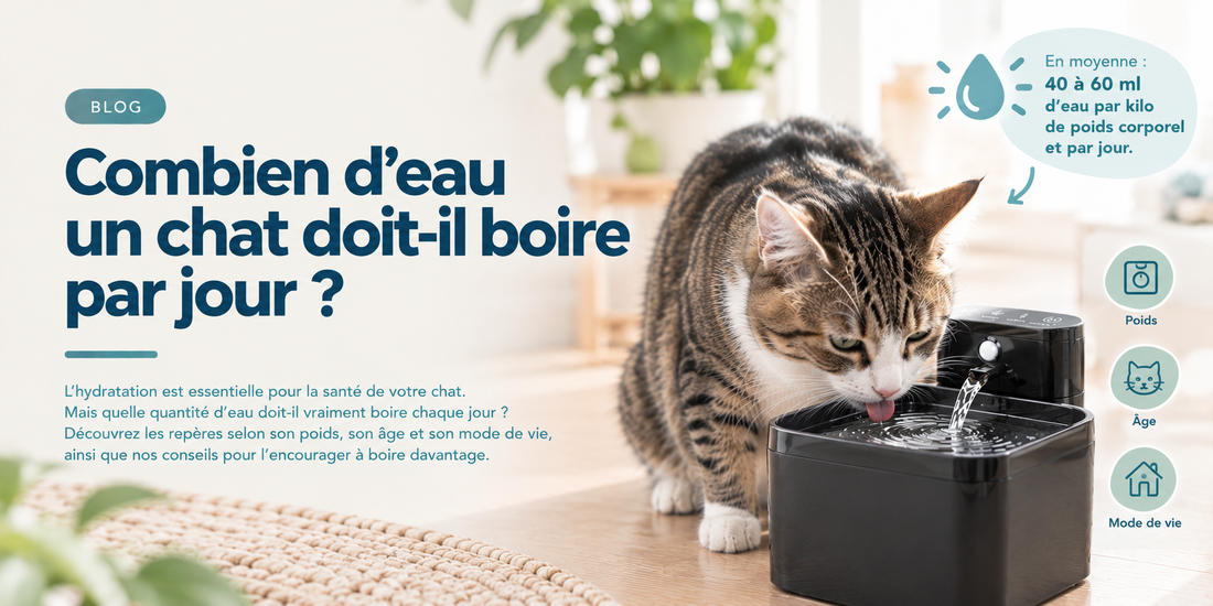 Combien d'eau un chat doit-il boire par jour ?