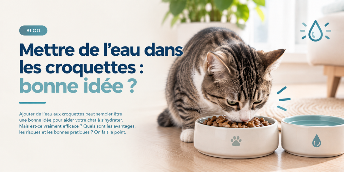 Mettre de l'eau dans les croquettes de son chat : bonne ou mauvaise idée ?