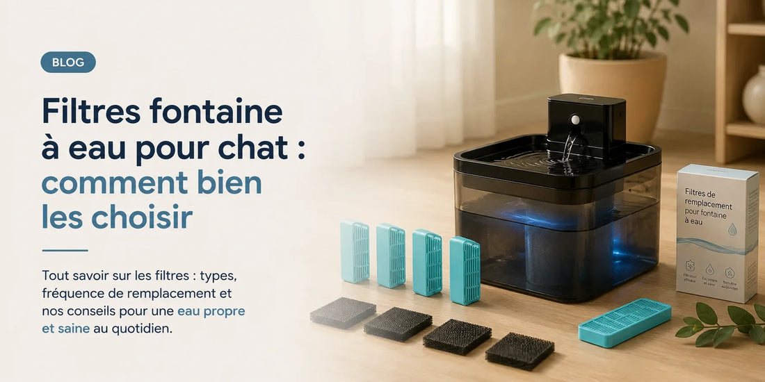 Filtres fontaine à eau pour chat : comment bien les choisir