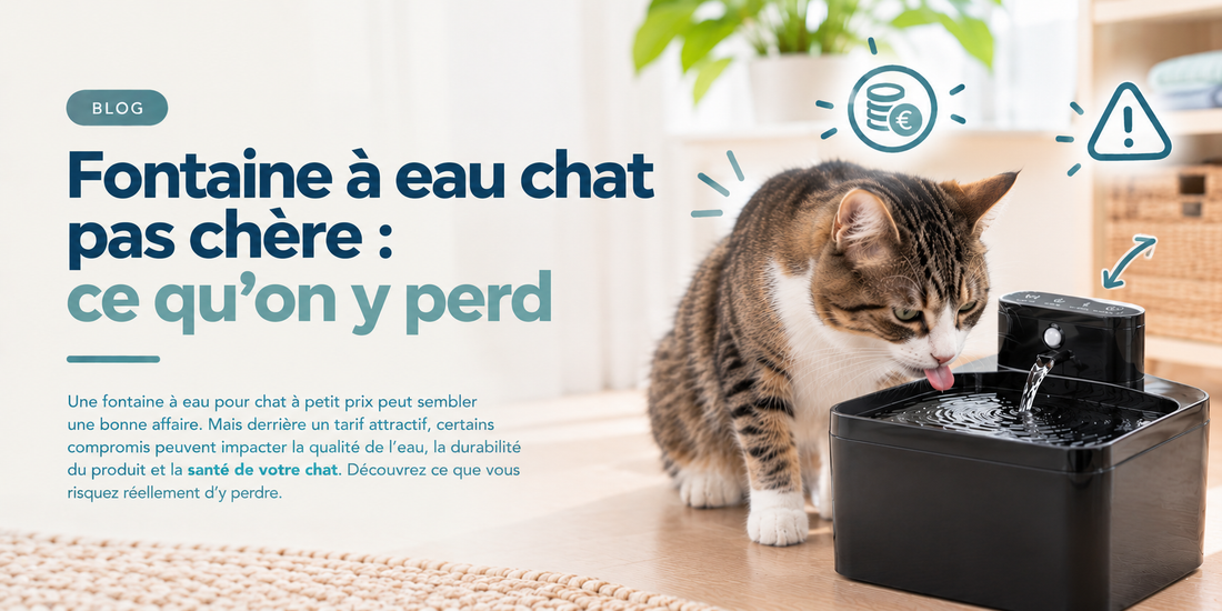 Fontaine à eau pour chat pas chère : à quoi faire attention ?