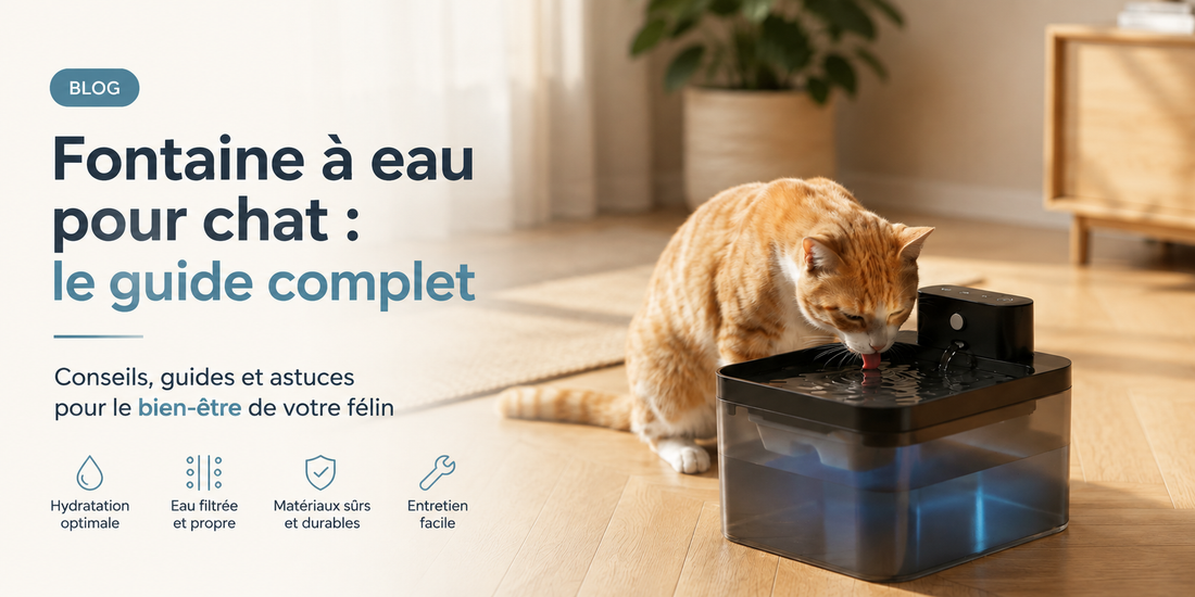 Fontaine à eau pour chat : le guide complet