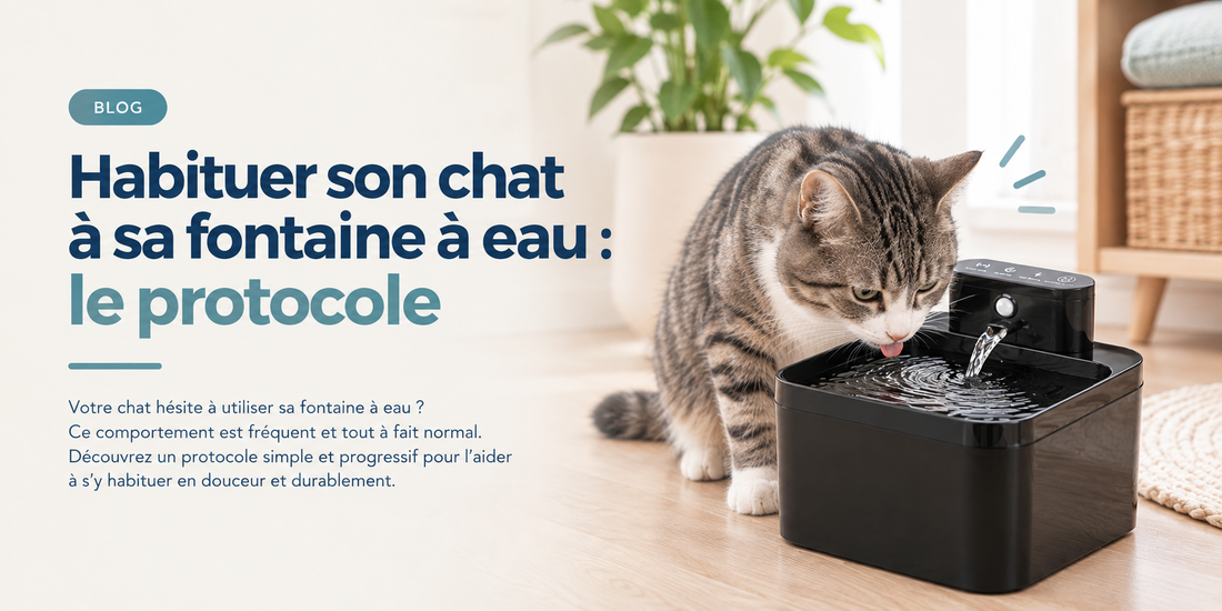 Comment habituer son chat à sa fontaine à eau ?