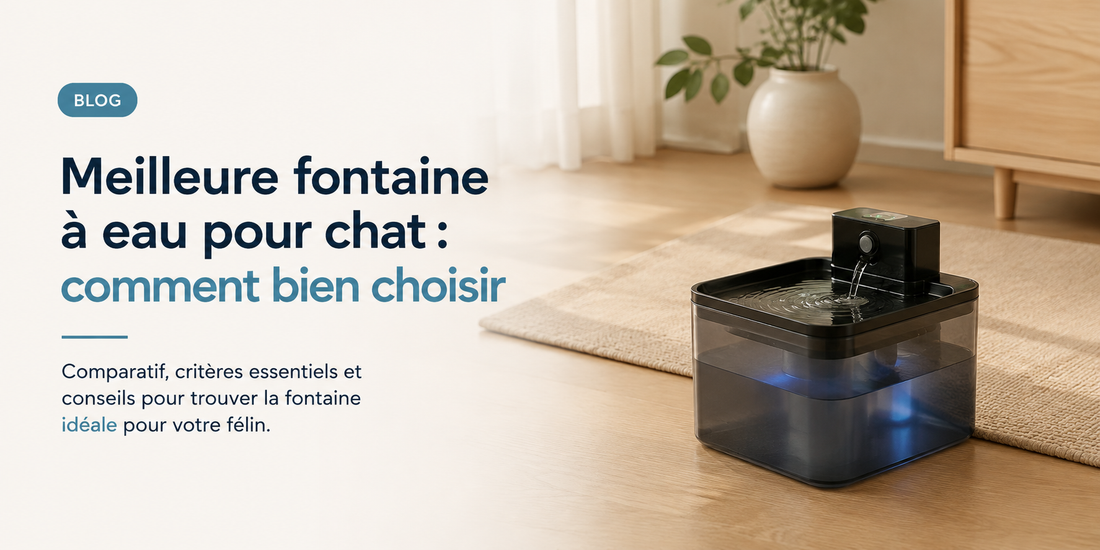 Meilleure fontaine à eau pour chat : comment choisir