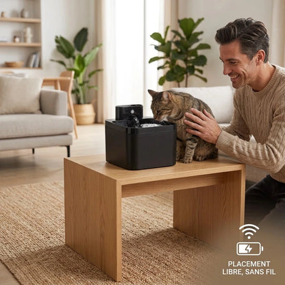 Fontaine à Eau pour Chat Sans Fil | Nomad